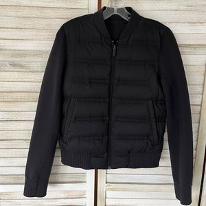 Lululemon lightweight black bomber